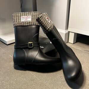 Item 358: Harris Tweed Rainboots